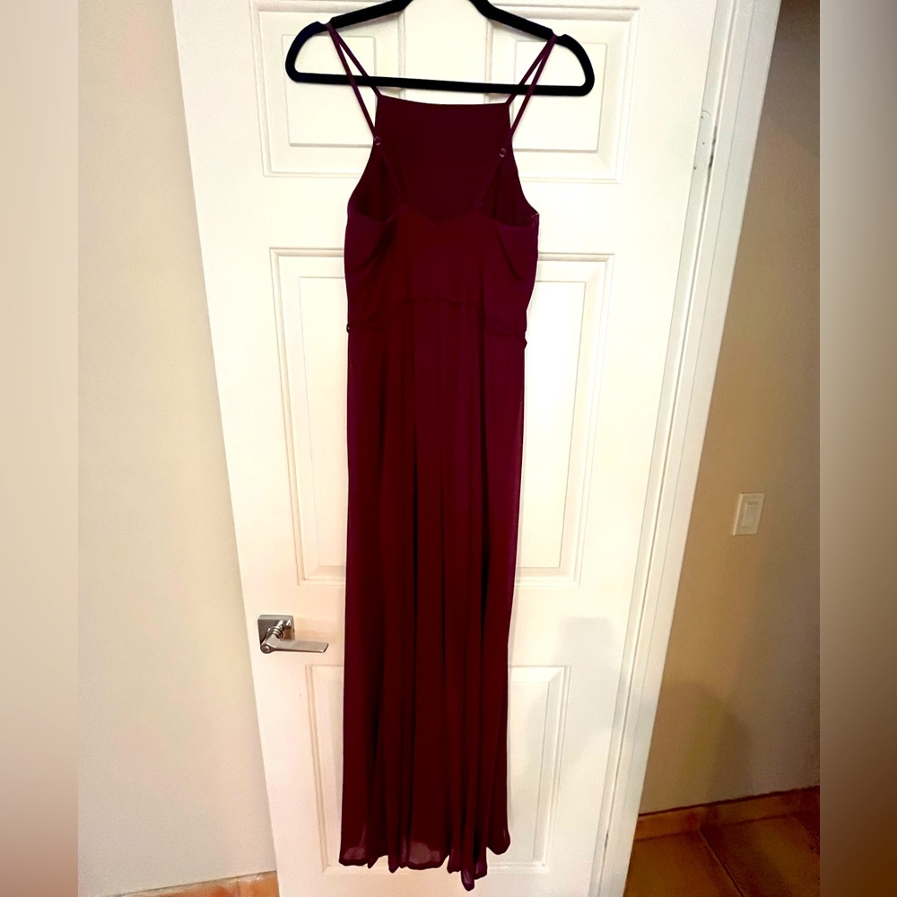 Floor Length High Neck Dress